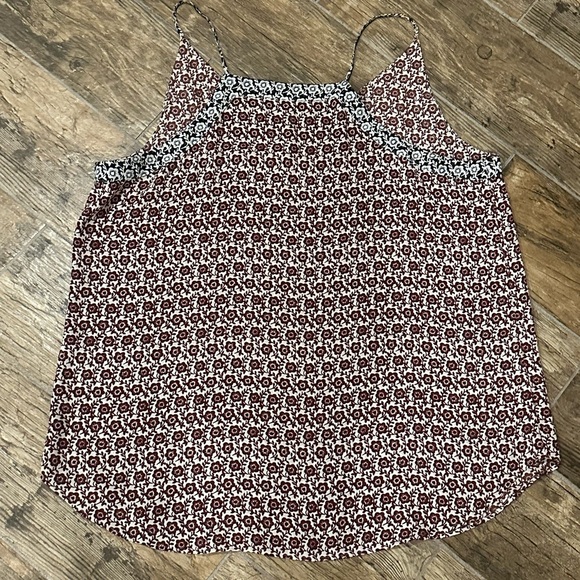 Ann Taylor Loft Patterned Shell - Picture 6 of 11